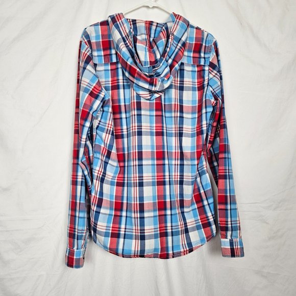 Levi's Modern Fit Hooded Button Up Long Sleeve Shirt Size M - Picture 2 of 11